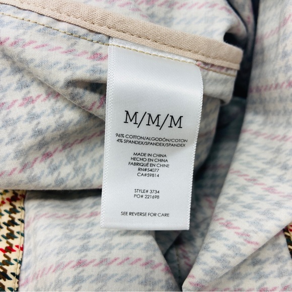 CABI Houndstooth Sherlock Trench Coat - Medium - Picture 8 of 9